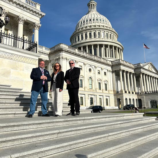 MFDA leaders on capitol steps