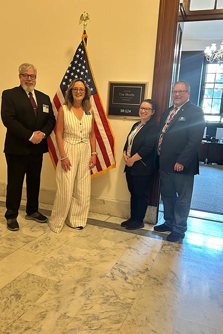 MFDA leaders in government building